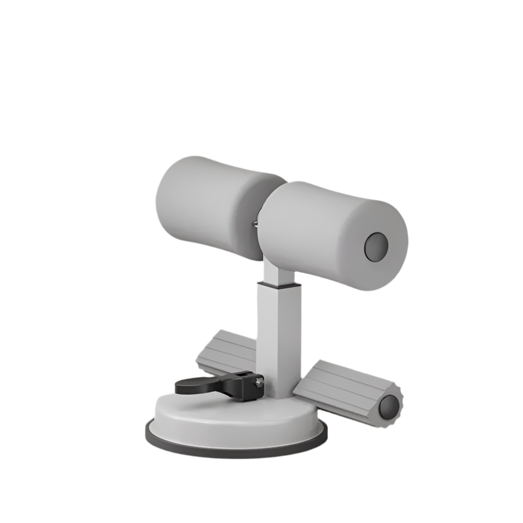 Sit-Up Assistant for Home Fitness with Suction Fixation