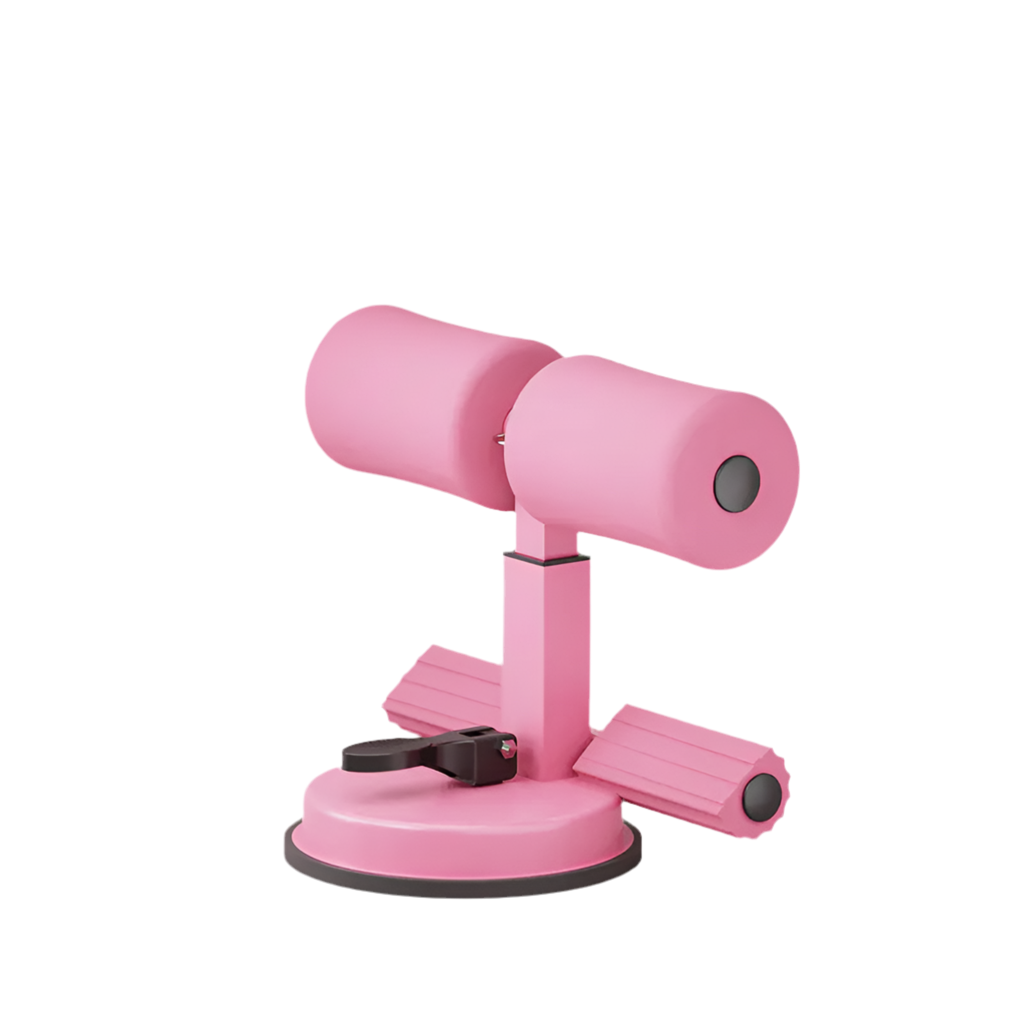 Sit-Up Assistant for Home Fitness with Suction Fixation