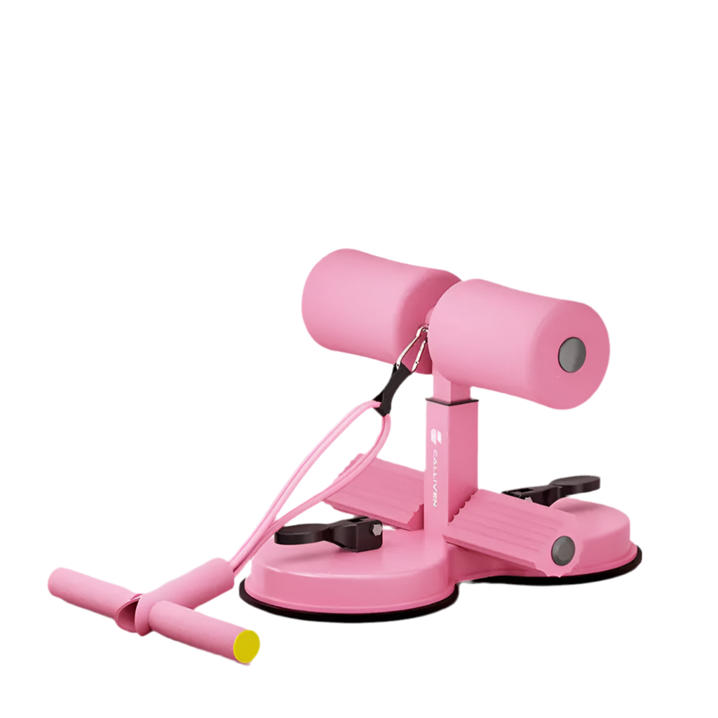 Sit-Up Assistant for Home Fitness with Suction Fixation