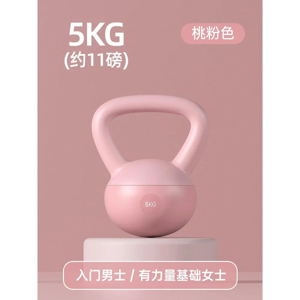 Juego de pesas rusas y mancuernas para fitness en casa