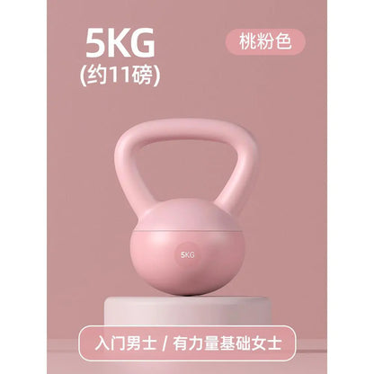 Juego de pesas rusas y mancuernas para fitness en casa